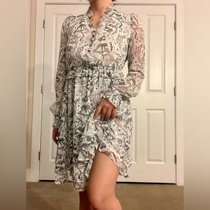 Floral midi dress